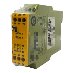 Relé de Seguridad Plc PZE X4 24VDC 4n 774585, 4 Contactos de Seguridad, 1 Canal, Controlador de 24V - Product Image 1