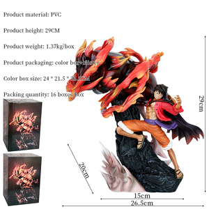 Figuras <span class=keywords><strong>de</strong></span> Acción Japonesas <span class=keywords><strong>de</strong></span> PVC <span class=keywords><strong>Luffy</strong></span>, <span class=keywords><strong>Figura</strong></span> <span class=keywords><strong>de</strong></span> Acción <span class=keywords><strong>de</strong></span> Puño Grande, Colección <span class=keywords><strong>de</strong></span> Escultura Monkey D, Caja <span class=keywords><strong>de</strong></span> Color, 29cm - Product Image 2