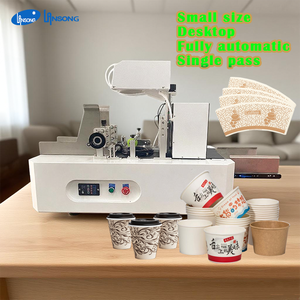 Stampante Digitale a Getto d'Inchiostro Lansong Mini Desktop Formato <span class=keywords><strong>A3</strong></span> A4 per Stampa su Bicchieri di Carta, Ventagli, Borse, Tovaglioli con Alimentazione Automatica - Product Image 1