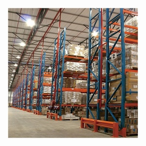 Steel Warehouse Metal Van Rack System Heavy Duty Stacking Pallet Shelves Single <strong>Deep</strong> Industrial Estanteria Metalica <strong>Shelving</strong> - Product Image 4
