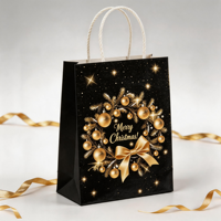 Sacs en papier kraft brun recyclables 120 g/m² en gros, écologiques, avec logo personnalisé pour les magasins, les restaurants, l'emballage