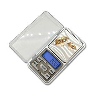 مقياس جيب صغير من الفولاذ المقاوم للصدأ مع شاشة LCD رقمية لتوازن المجوهرات الذهبية الصغيرة مع دعم OEM - Product Image 2