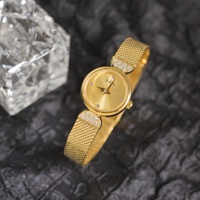 Jam tangan kuarsa wanita baru 2025 jam tangan antik bertatahkan berlian logam jam tangan bundar kecil mewah