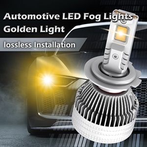 Giallo dorato H11 3000K nuova lampadina ad alta potenza 140w <span class=keywords><strong>faro</strong></span> H1 9005 9006 Led <span class=keywords><strong>faro</strong></span> 15600LM ad alta potenza <span class=keywords><strong>faro</strong></span> a Led - Product Image 3