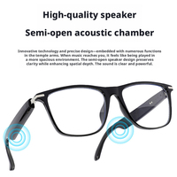 Lunettes Intelligentes Bluetooth de Haute Qualité avec Traduction IA, Longue Autonomie, Verres Anti-Rayures et Prise de Vue à Distance pour le Bureau, le Travail et les Voyages