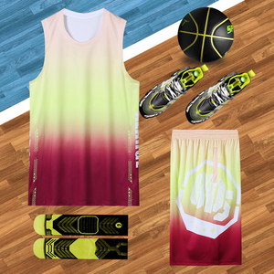2024 dernière personnalisée courte sans manches col en V maillot basket-ball respirant maille personnalisé basket-ball uniforme ensemble chemises de basket-ball - Product Image 2
