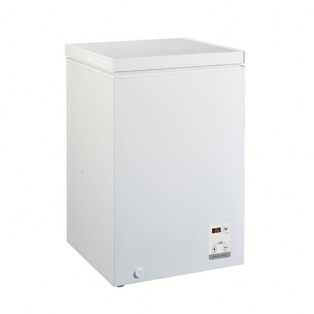 100L Good Supplier Top Open Solid Door Chest Freezer Deals With Lock