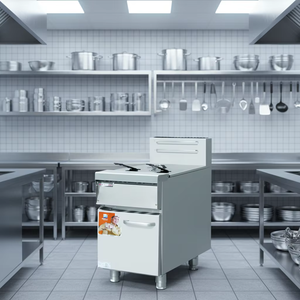 Vente directe d'usine, <span class=keywords><strong>friteuse</strong></span> au gaz commerciale pour restaurant, <span class=keywords><strong>friteuse</strong></span> à poulet, frites, avec contrôle de la température - Product Image 4