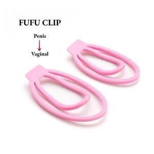 Dispositivo de entrenamiento de pene para hombre, clip de entrenamiento de plástico ligero, jaula para pene, juguete sexual para <span class=keywords><strong>Sissy</strong></span> Bondage Lock <span class=keywords><strong>Chastity</strong></span> W/The Fufu Clip - Product Image 1