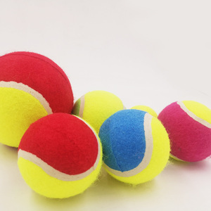 Jouet pour animaux de compagnie en caoutchouc, balle de tennis, jouet pour chien de taille moyenne et grande, jouet à mâcher et d'entraînement - Product Image 3