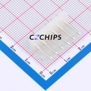 3.96-6A Wire-to-Board Pin Header Through hole Component (THT),P=3.96mm Connector 1x6P 3.96mm Through Hole 6P - Product Image 1