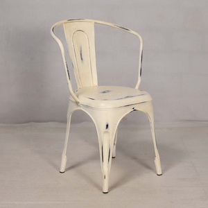 เก้าอี้รับประทานอาหารเหล็กพ่นสีสเปรย์ปรับแต่งได้ขนาด41x38x94ซม. สำหรับบ้านบาร์ร้านอาหารห้องรับประทานอาหารสไตล์อุตสาหกรรม - Product Image 3