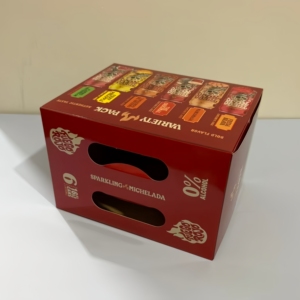 Caja de Transporte de Papel Personalizada para 8 Latas de Bebidas Alcohólicas de 355 ml, Estándar/Elegante, con Pegamento en Ambos Lados - Product Image 2