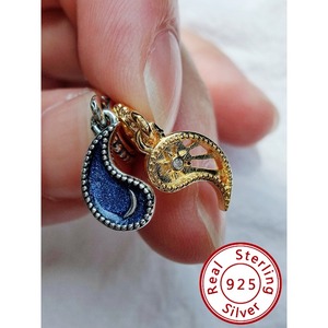Venta al por mayor de abalorios de diseño DIY para pulseras, cuentas de abalorios a granel, unisex, de plata de ley 925 con circonita, accesorios originales de joyería de moda. - Product Image 6
