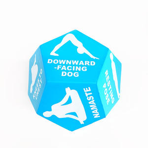 Logo personalizzato 12 lati pu schiuma antistress dadi esercizio Fitness dadi gioco Yoga Sport giocattolo dadi - Product Image 2