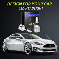 JIACHI Nuevos Faros Delanteros LED S2 de Aluminio Súper Brillantes para Automóviles, Compatibles con H1/H7/H4/H3/9005/9006
