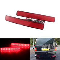 Nouveau réflecteur de pare-chocs arrière à LED rouge et blanc 7E0945105 7E0945106 pour VW T5 Transporter Caravelle Multivan V 2003-2011