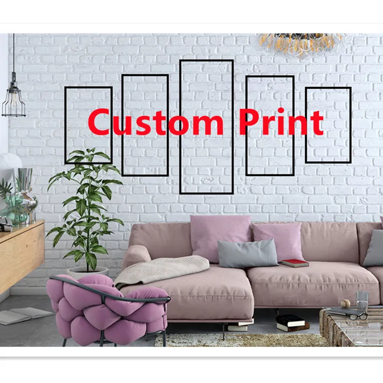 POLA One-Stop-Service Drop Shipping Multi-Panel-Poster Bild druck Gemälde Home Decor Wand kunst Benutzer definierte Leinwand druck