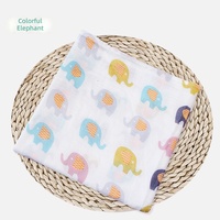 Couverture d'emmaillotage pour bébé en mousseline 100 % coton, motifs personnalisés, douce et tissée, pour filles et garçons – Prix usine