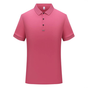 Polo à manches courtes, couleur unie, polyester respirant, pour usage quotidien - Product Image 4