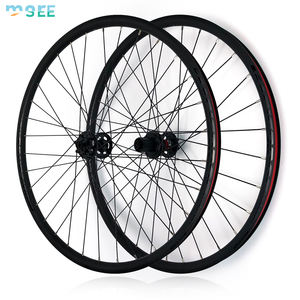 SeeMore 32 trous vélo jante a parlé en alliage d'aluminium <span class=keywords><strong>VTT</strong></span> roues 12 vitesses QR baril essieu Six griffes vélo roues - Product Image 2
