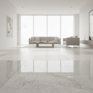Foshan produce piastrelle per pavimenti smaltate 600x600mm in stile moderno grigiore per tutto il corpo in marmo con <span class=keywords><strong>Design</strong></span> lucido spazio vitale quadrato in pietra - Product Image 3