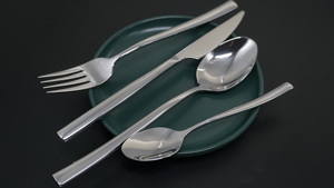 Cubiertos de Acero Inoxidable Plateado de Alta Calidad, 24 Piezas, Regalos Empresariales, Logotipo Personalizable, Empaque con Acabado Espejo, Estilo Clásico - Product Image 6