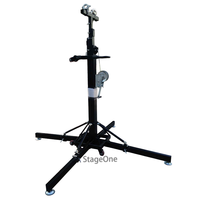 Soporte Plegable Portátil de Hierro para Exteriores con Manivela de Elevación, Truss Vertical de 6M, Soportes para Altavoces Line Array, Manivela Manual, Carga de 250kg