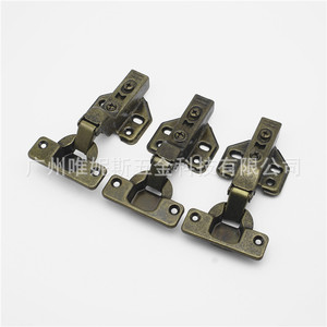 Antique Bronze Furniture <b>Hinge</b> Full Surface <b>Spring</b> <b>Hinge</b> Soft Closing For Wardrobe Doors - Product Image 1