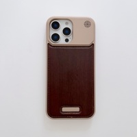 Coque de téléphone magnétique antichoc en cuir PU et bois sans cadre, design professionnel, protection d'appareil photo, haute qualité, en promotion pour 12/12