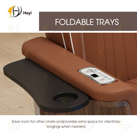 Luxe personnalisé moderne professionnel manucure salon de massage des pieds spa rose sans canalisation jet chaise de pédicure électrique avec bassin