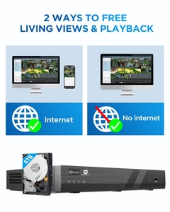 Tốt nhất bán OEM tùy chỉnh 32-channel có dây 8MP tháp pháo ngoài trời Night Vision <span class=keywords><strong>Camera</strong></span> DIY an ninh NVR hệ thống cho cài đặt - Product Image 5