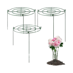 Garden Outdoor Flower Support Trellis Metal Steel Cage Plastic Coating <b>Plant</b> Stakes for Tomato Peony Tomato Peony Support <b>Frame</b> - Product Image 4