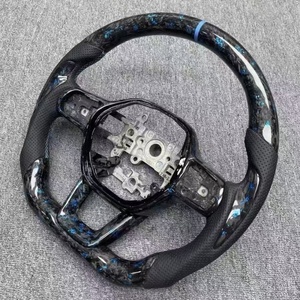 Volante de Fibra de Carbono Forjado Personalizado en Oferta para <span class=keywords><strong>Honda</strong></span> <span class=keywords><strong>Civic</strong></span> 11ª Generación, Volante con Agarre de Gamuza Personalizable - Product Image 4