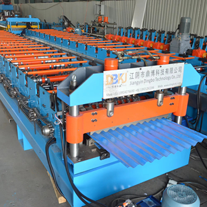 Hiệu quả cao cơ giới màu thép tấm lợp Máy sóng cuộn tạo thành máy cho vật liệu xây dựng - Product Image 1