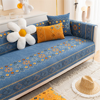 Sarung Sofa Reclining Harga Pabrik, Penutup Sofa Double-seat Universal, Bahan Polyester Spandex Elastis dan Tahan Lama