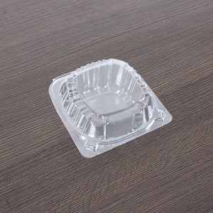 透明クラムシェルヒンジ付きプラスチック製収納ボックスヒンジ付きふた付きバーガーボックス - Product Image 5