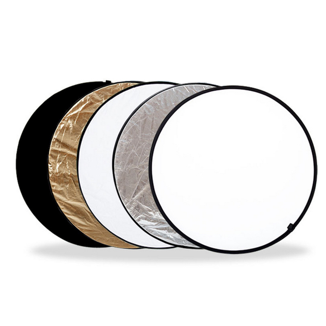 Censreal Reflector Photography with Black Bag 5 in 1 Portable Round 43''Inch Diffuser Kit