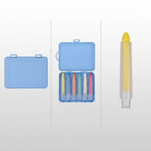 Ensemble de crayons de couleur à l'eau pour enfants de qualité supérieure, 6 couleurs, pour <span class=keywords><strong>tableau</strong></span> <span class=keywords><strong>noir</strong></span> scolaire, utilisation de matériaux non toxiques - Product Image 6