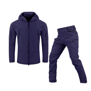 2025 nouveau Xb hommes en plein air tactique veste pantalon <span class=keywords><strong>Membrane</strong></span> collé étanche Softshell hiver tenues veste pantalon à capuche manteau ensembles - Product Image 5
