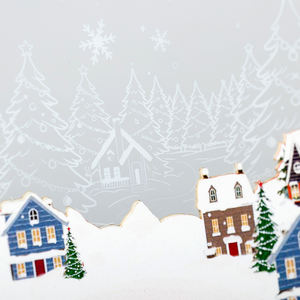 Tarjeta de Navidad 3D Hecha a Mano con Tallado en Papel, Tarjeta de Escultura en Papel Personalizada, Tarjeta de Felicitación Emergente de Navidad Cortada con Láser con Sobre - Product Image 6