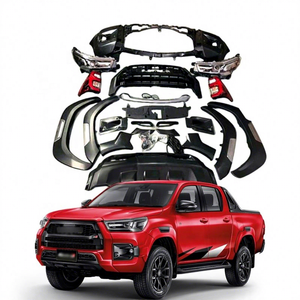 Accessoires de voiture Maictop Abs Facelift <span class=keywords><strong>Gr</strong></span> <span class=keywords><strong>Sport</strong></span> Pare-chocs Phares Feux arrière Kits de carrosserie pour <span class=keywords><strong>Hilux</strong></span> Revo Rocco Upgrade 2022 - Product Image 1