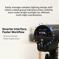 Flash Estroboscópico para Exteriores Godox AD300Pro 300Ws TTL HSS con Softbox de Liberación Rápida AD-S65S de 65cm, Montura Godox para Estudio y Transmisiones en Vivo en YouTube