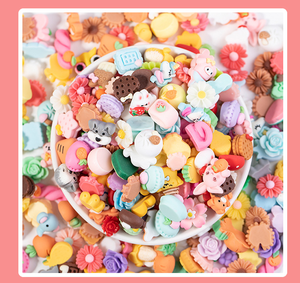 שרף תערובת של שרף-בפירות, תערובת שרף-in צ 'יפס חימר, פרוסות פולימר קמעות עיצוב אמנות מספק פרוסות חרסית - Product Image 5