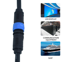 YXY IP68 2 broches connecteur étanche connecteur de câble électrique bornier étanche pour LED bandes Jack connecteur