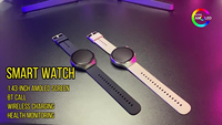 Nuevo Reloj Inteligente MT26 con Llamadas, Monitor de Frecuencia Cardíaca, Presión Arterial, Funciones de Salud, Pantalla AMOLED, Recargable por USB