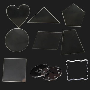 Tùy chỉnh laser cắt đĩa <span class=keywords><strong>Acrylic</strong></span> dày 5mm bảng tròn trong suốt tùy chỉnh vòng tròn <span class=keywords><strong>acrylic</strong></span> cho màn hình đứng/khay quay - Product Image 5