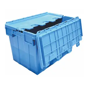 Big Solid Stackable Storage Scatola Per Pallet Plastic Pallet Container Box