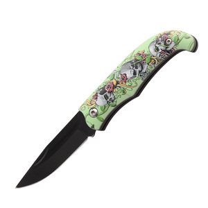 Couteau pliant en acier inoxydable imprimé en 3D sur mesure avec manche en ABS, OEM, pour le camping en plein air, la survie, le sauvetage, EDC, la chasse - Product Image 6