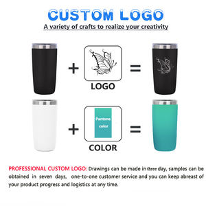 Tumblers toptan toplu 10 oz manyetik kapak Tumbler paslanmaz çelik tozu kaplı Vasos orijinal Termos Termicos 10 oz kahve kupa - Product Image 4